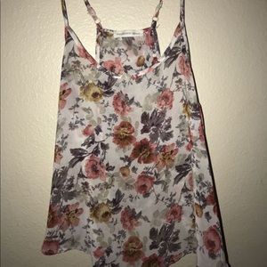 Floral tank top